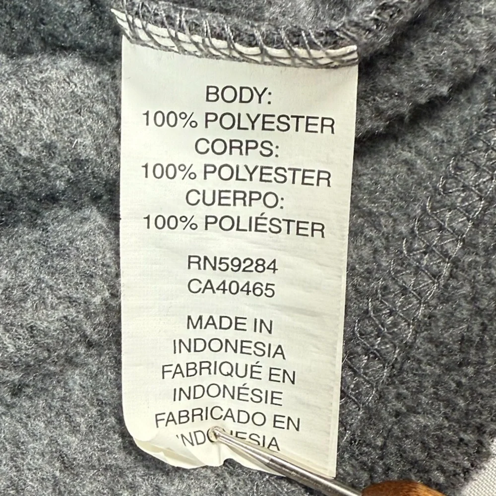 THE CHILDREN'S PLACE Boys' Grey Microfleece Quarter Zip Jacket Size XXL‎ (16)